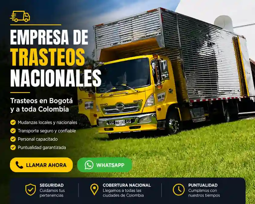 mudanzas y trasteos bogota